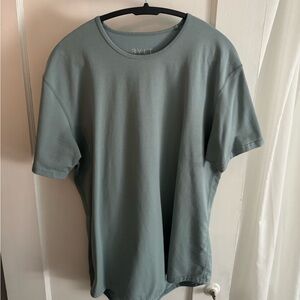 Bylt Basics drop cut T shirt, Lux blend size large.
